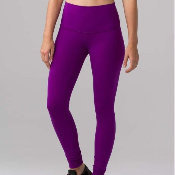 lululemon athletica Pants - Lululemon Wunder Under HR Pant III - Tender Violet